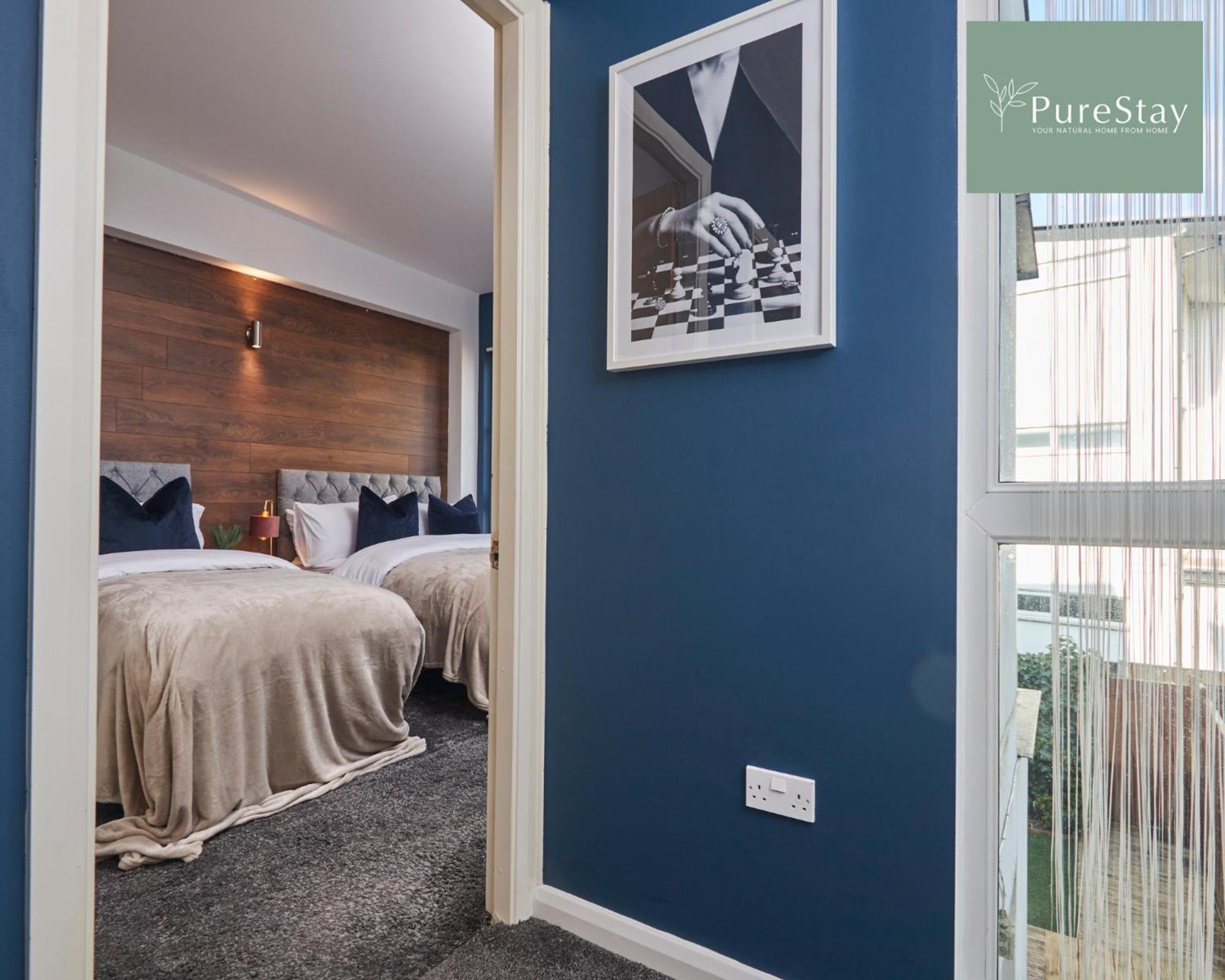 Superb House Manchester Near Etihad With Free Parking Sleeps 8 Ngoại thất bức ảnh
